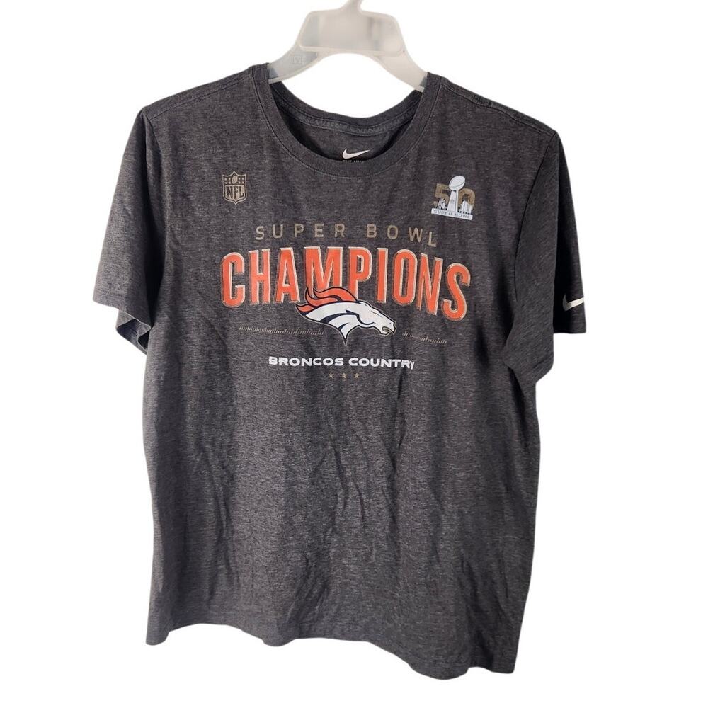 Denver Broncos Nike Superbowl T, men's large
